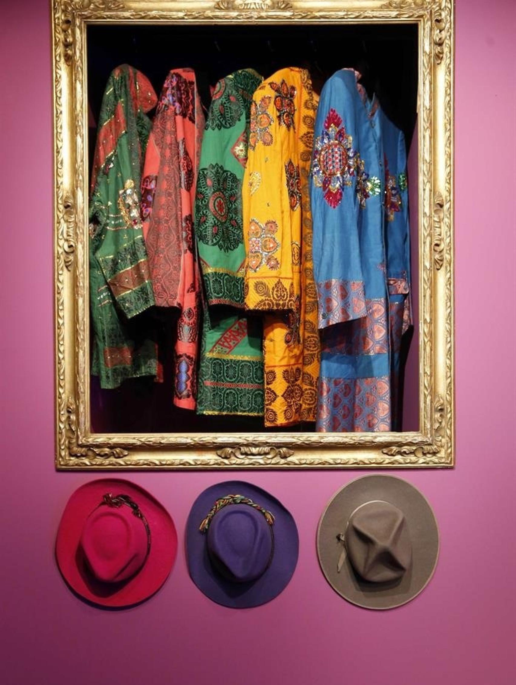 Parte final del recorrido de la muestra del Museo del Traje.