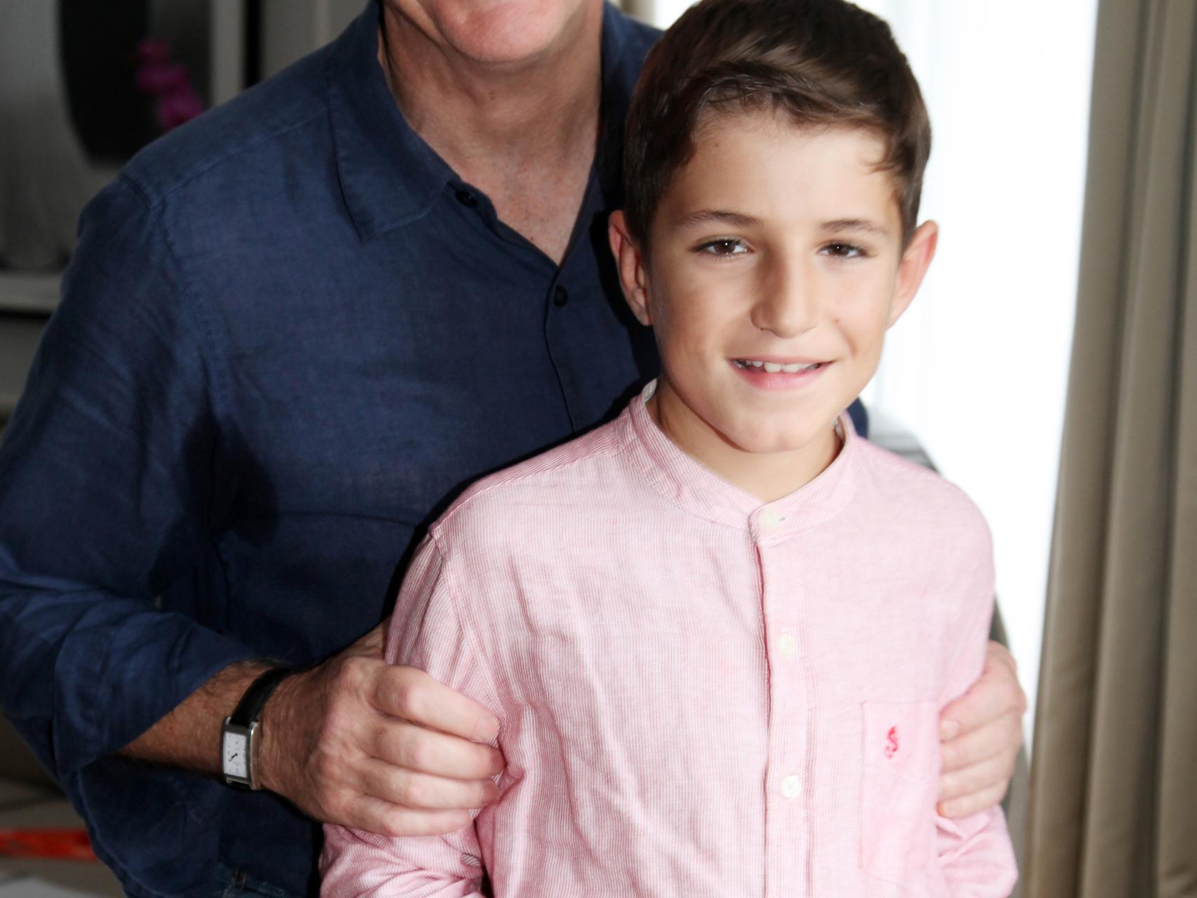 El actor Richard Gere con Gari