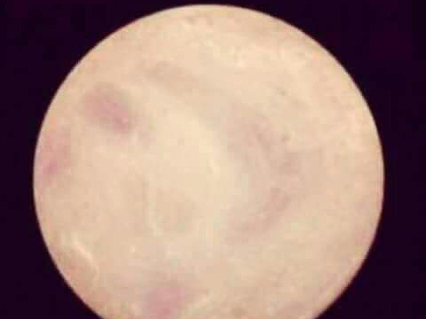 ¿Loncha de mortadela o superluna? La cosa no es nada fácil, se ven hasta los cráteres.