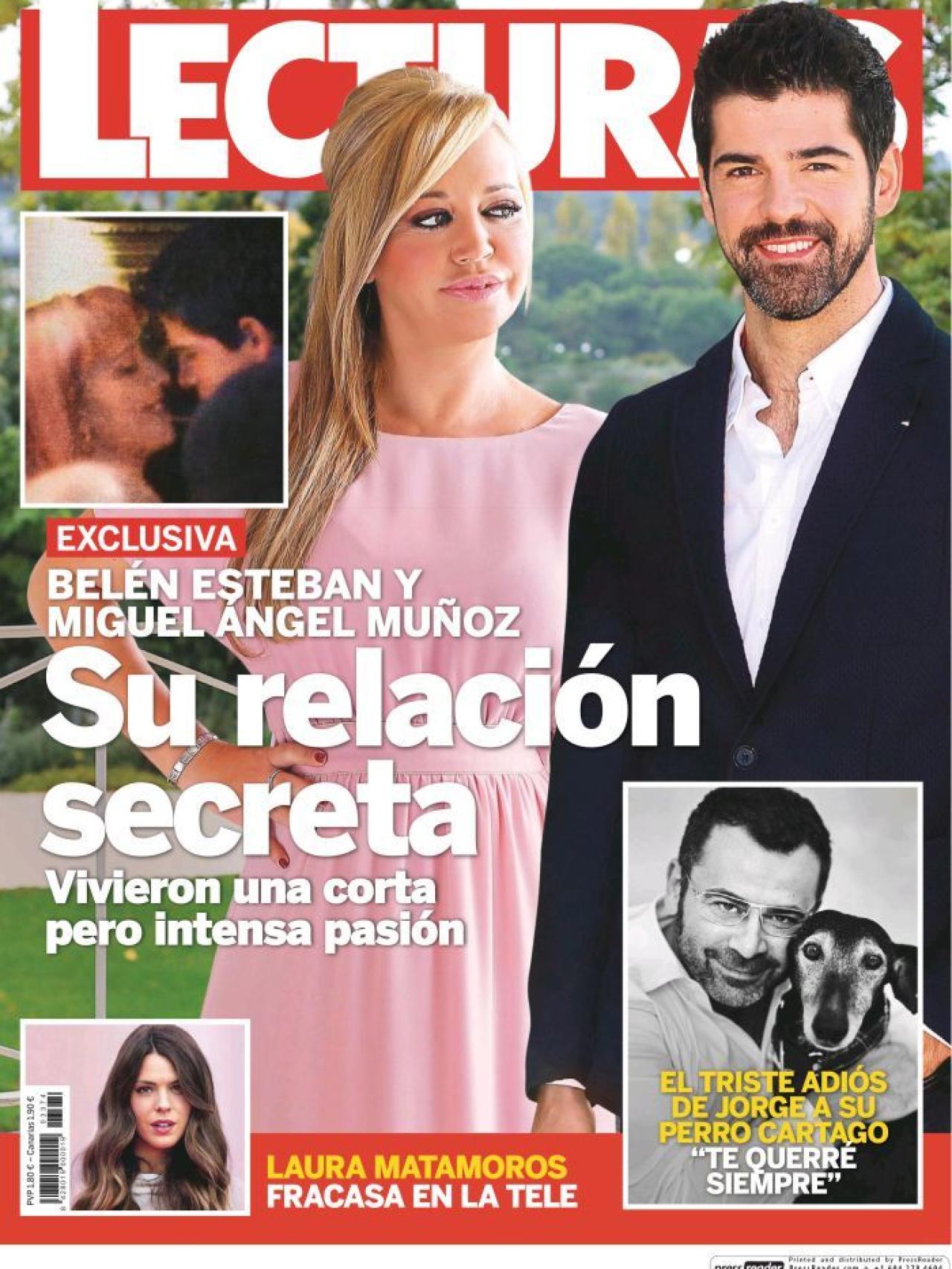 Belén Esteban y Miguel Ángel Muñoz en Lecturas