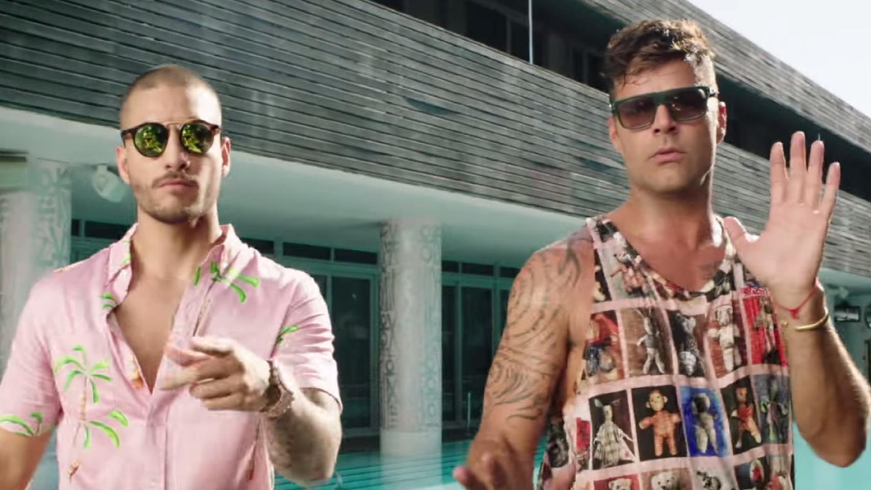 Ricky Martin y Maluma.