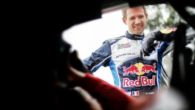 Sébastien Ogier, durante un prueba en junio.