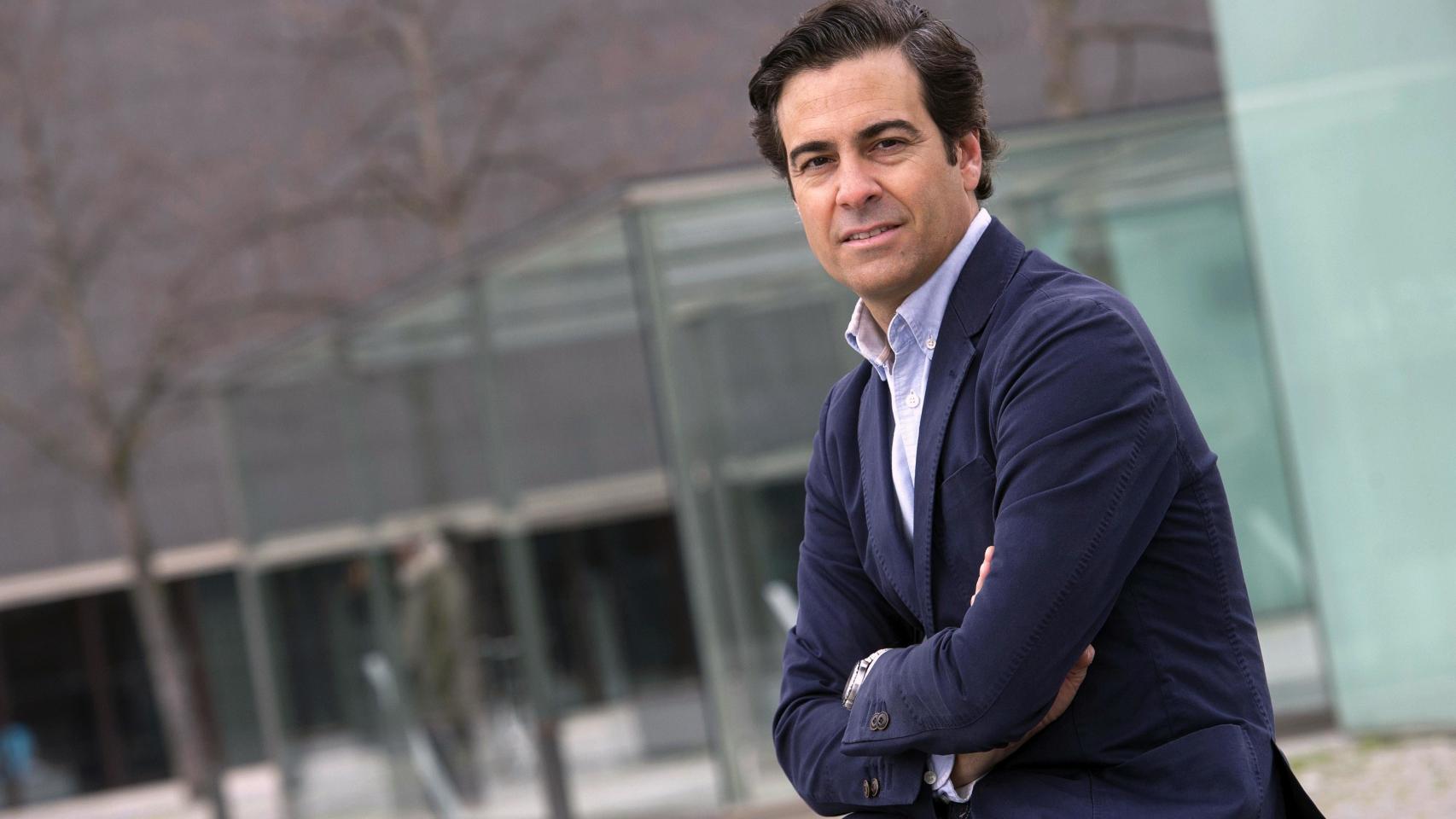 El nuevo presidente del ICO, Pablo Zalba, en Pamplona, su ciudad natal.