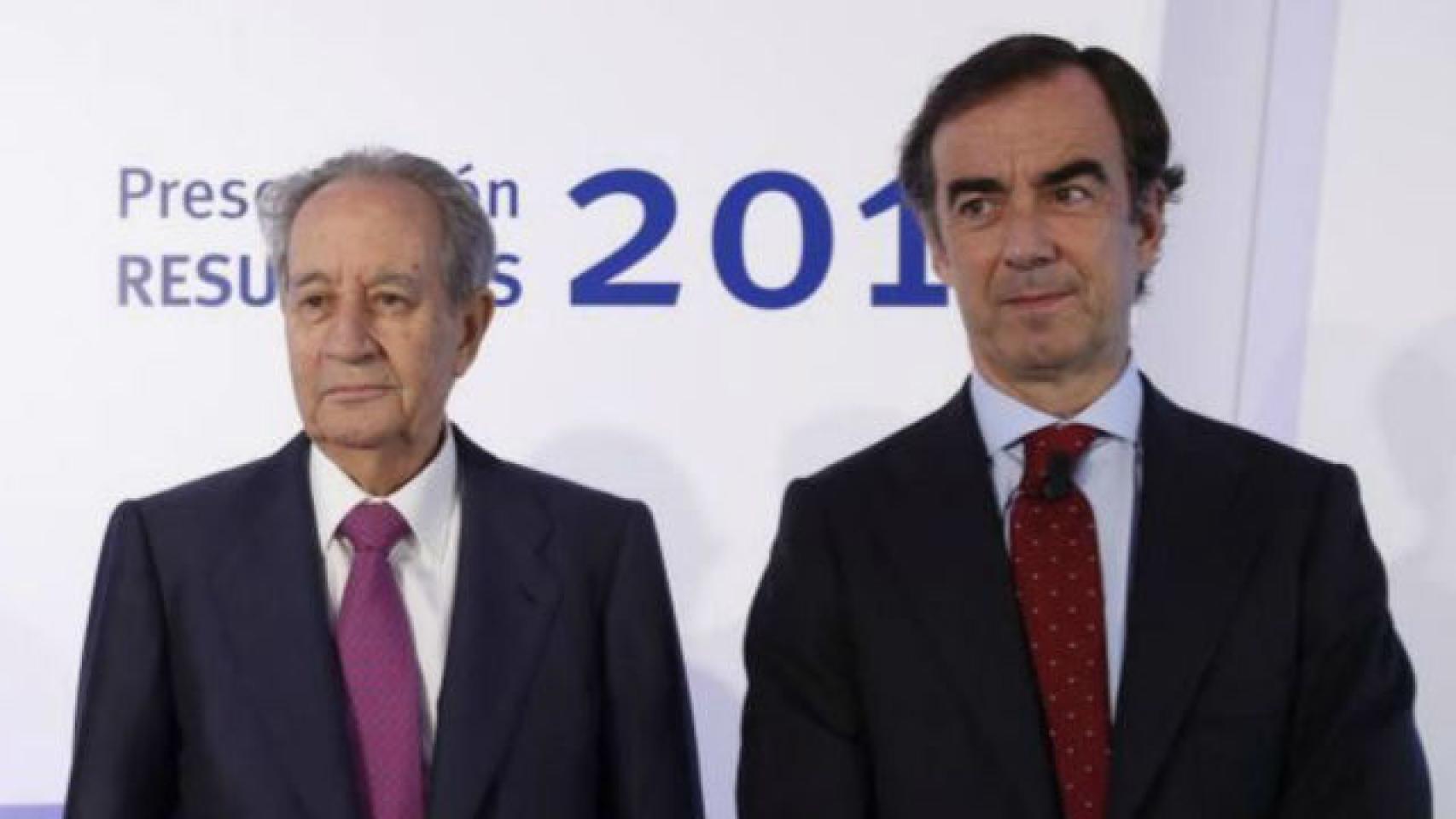 Los directivos de OHL en una imagen de archivo.