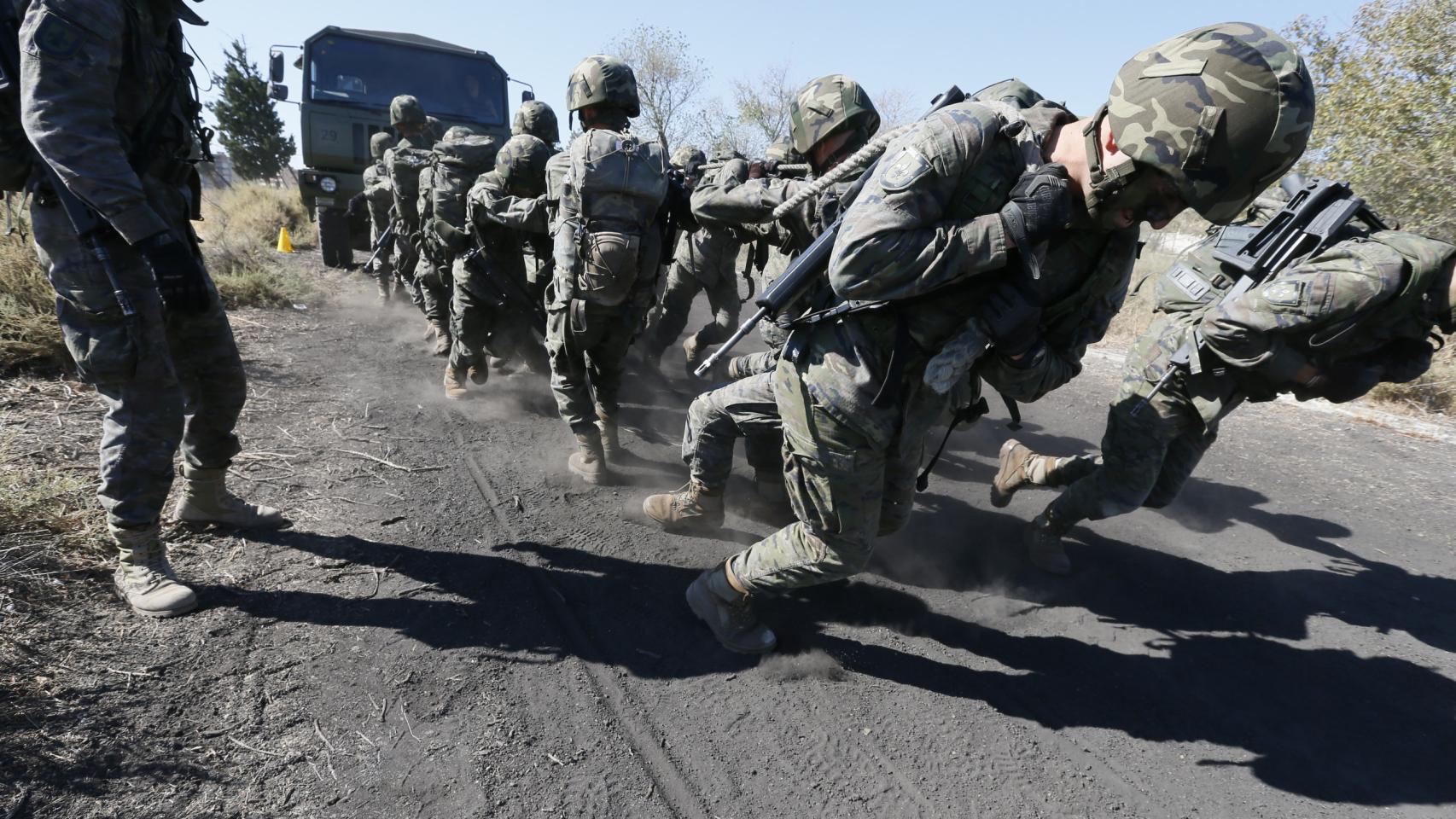Alumnos de la Academia General Militar del Ejército de Tierra.