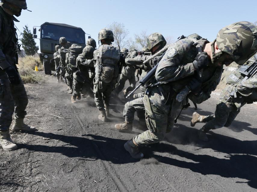 Alumnos de la Academia General Militar del Ejército de Tierra.
