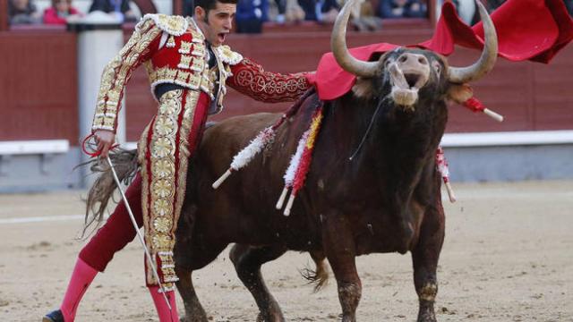 Talavante, durante la Feria de San Isidro.