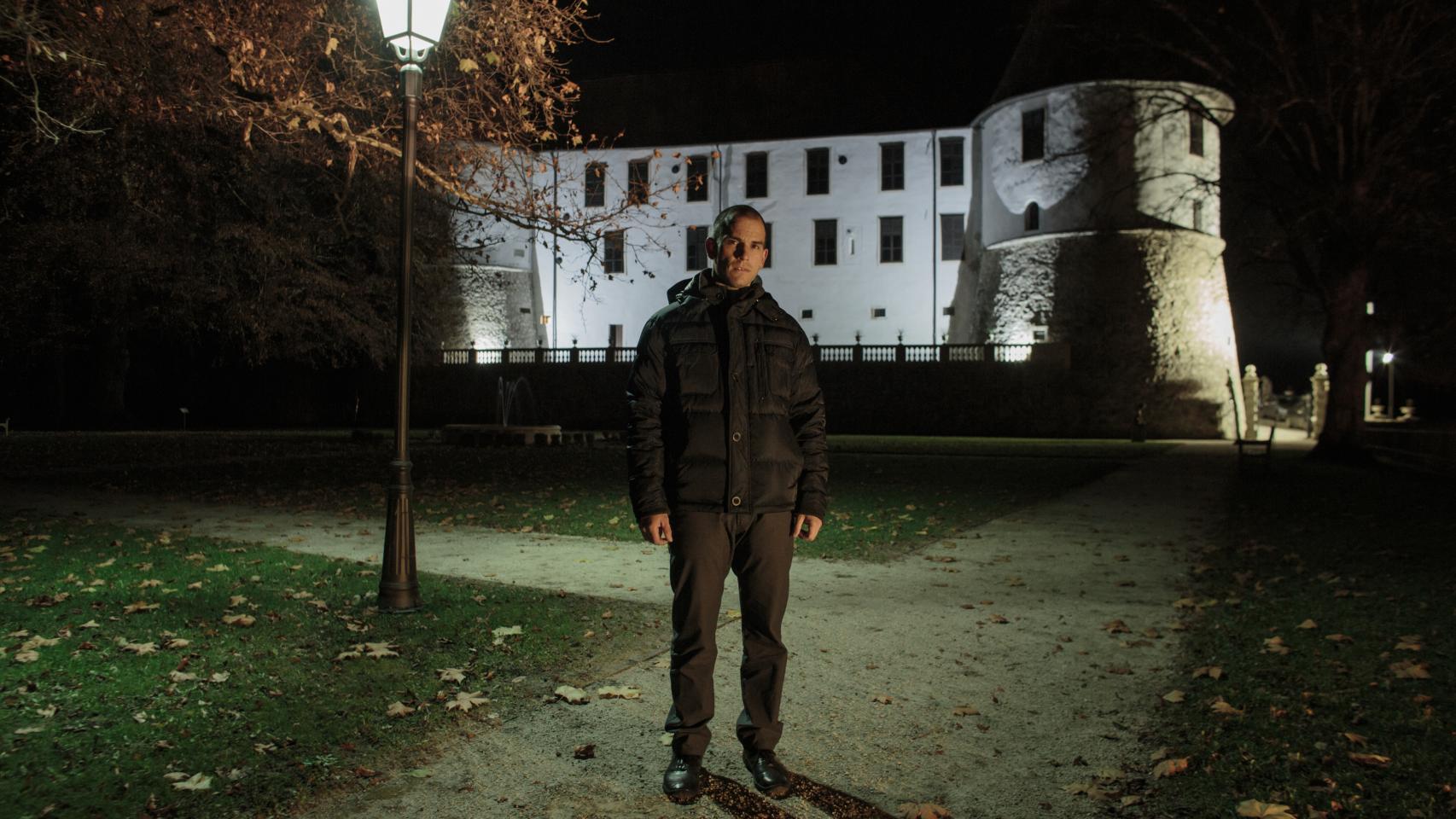Rok Petancic, el guardia del castillo de Sevnica.