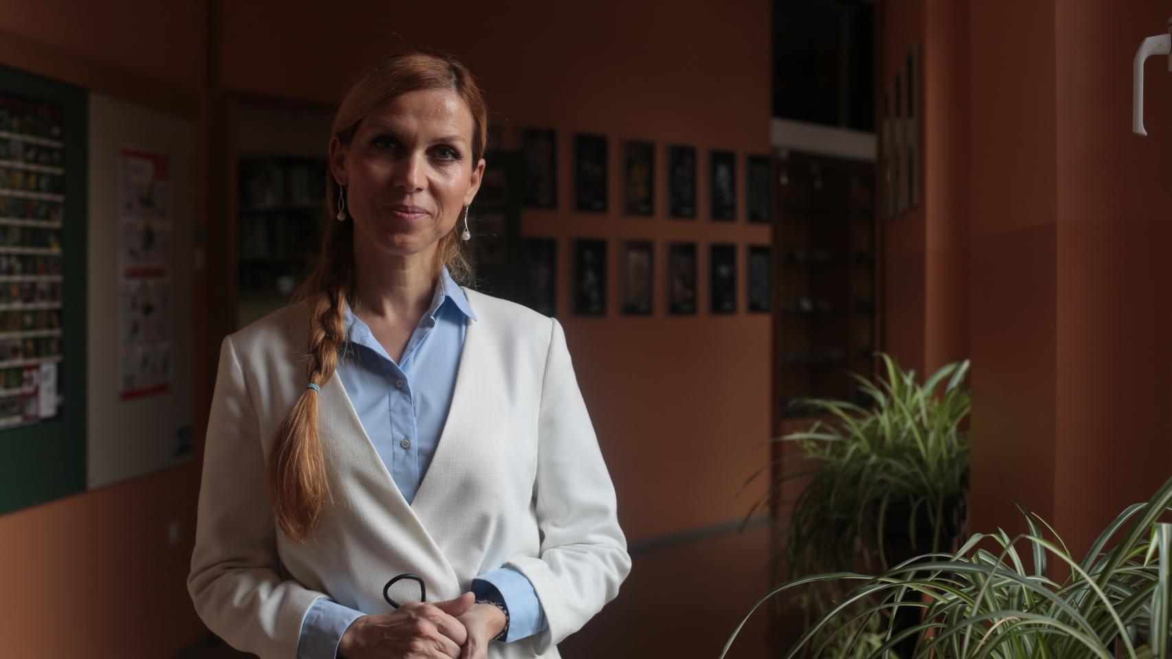 Mirjana Jelancic, compañera de colegio de Melania. Ahora dirige el centro escolar.