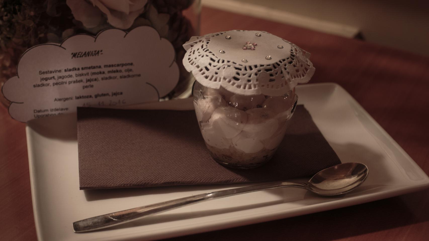 Postre en honor a Melania que se sirve en algunos locales de Eslovenia.