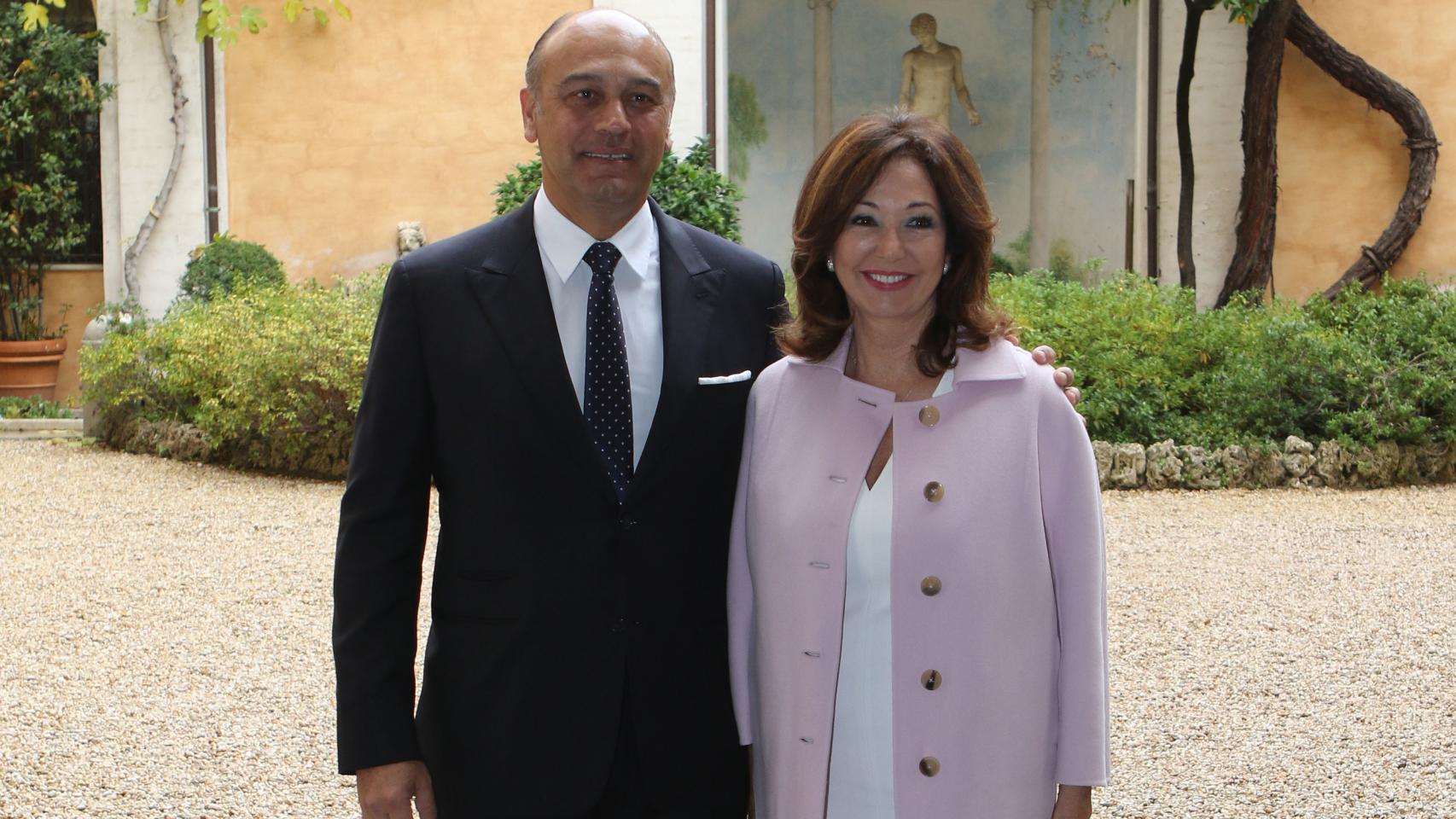 Ana Rosa Quintana y su marido Juan Muñoz