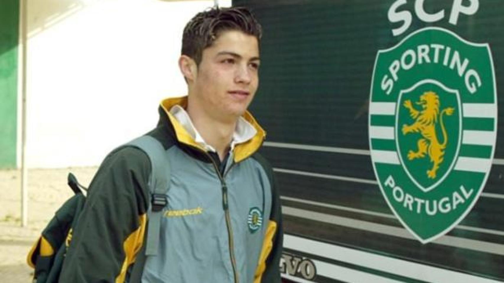 Cristiano Ronaldo en su etapa en el Sporting de Portugal.
