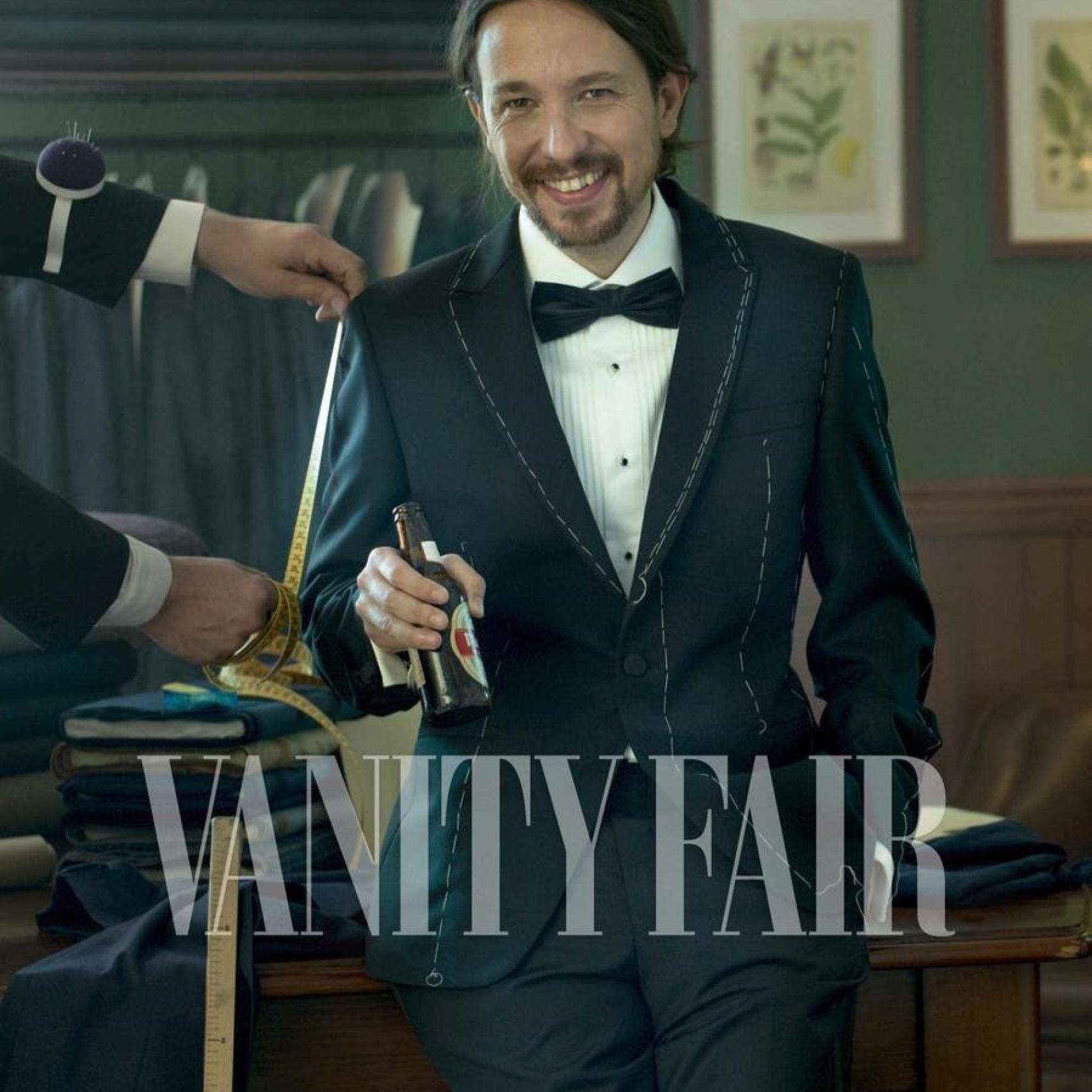 El posado de Pablo Iglesias en Vanity Fair.