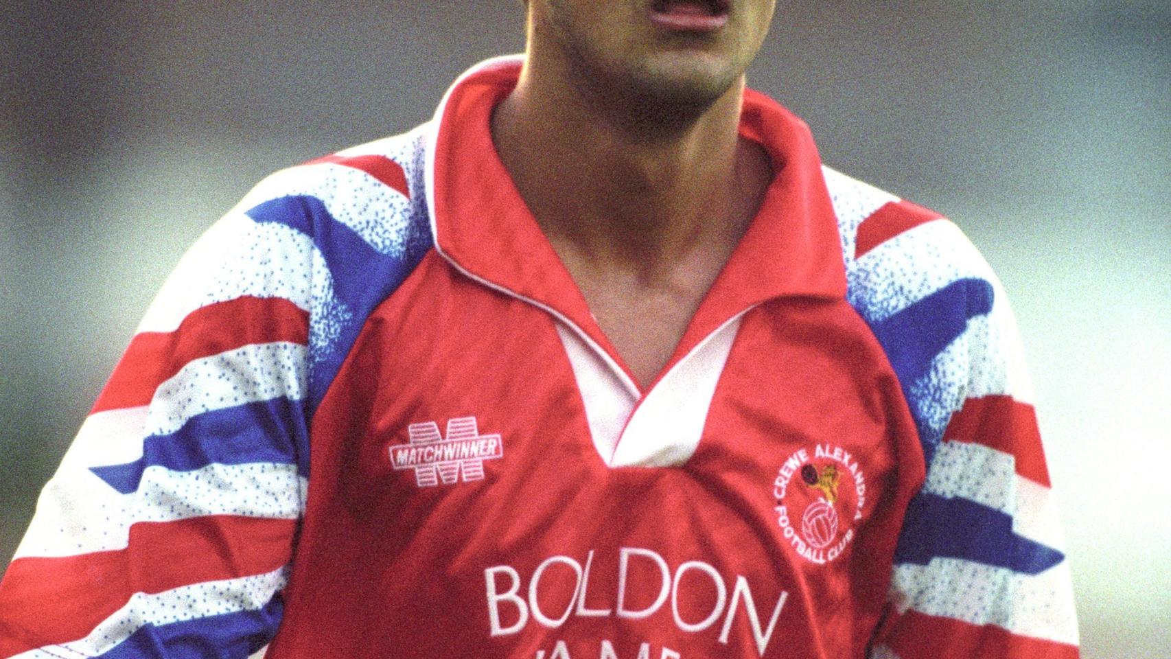 Andy Woodward, en su etapa en el Crewe Alexandra.