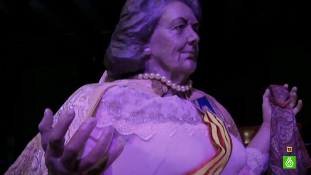 Rita Barberá como Nuestra Señora del Perpetuo Aforamiento.