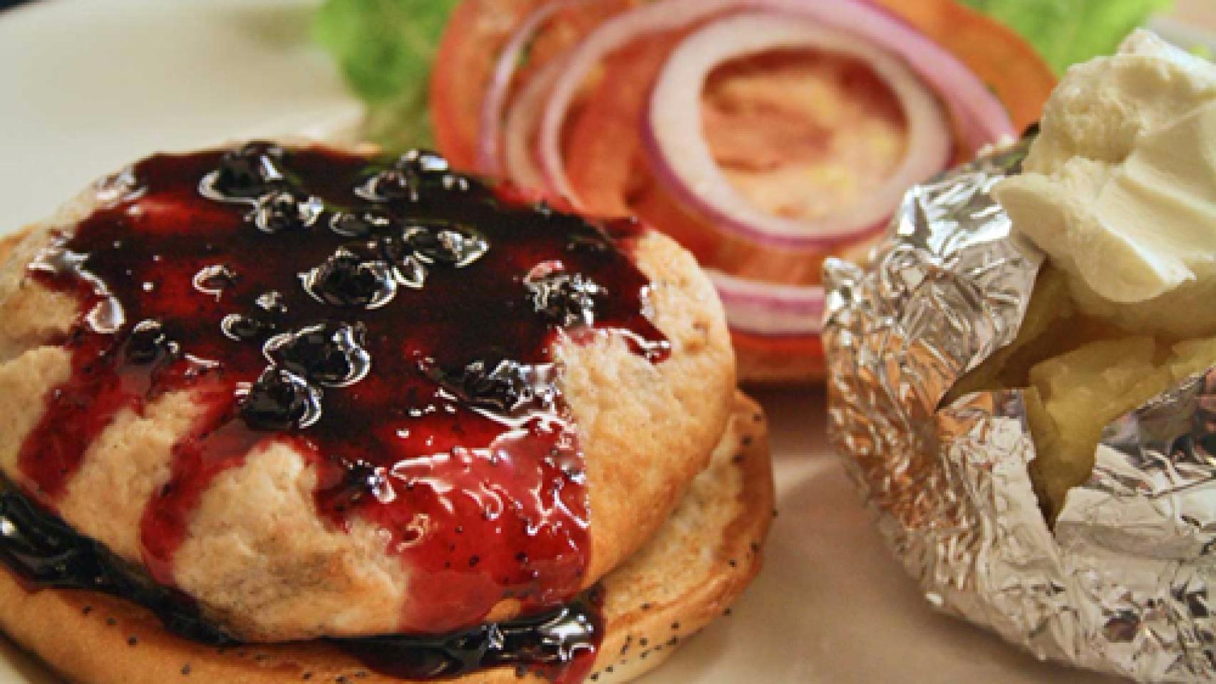 Hamburguesa de pavo de New York Burguer.