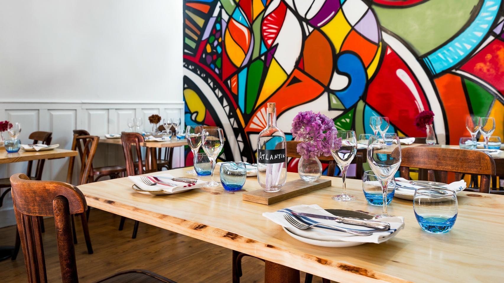 Imagen de la sala del restaurante Atlantik Corner.