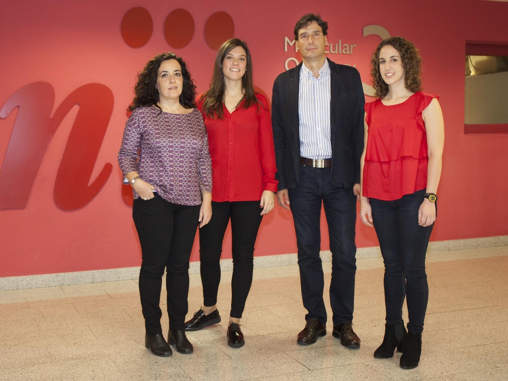 Cristina Pantoja, Lluc Mosteiro, Manuel Serrano y Noelia Alcázar.