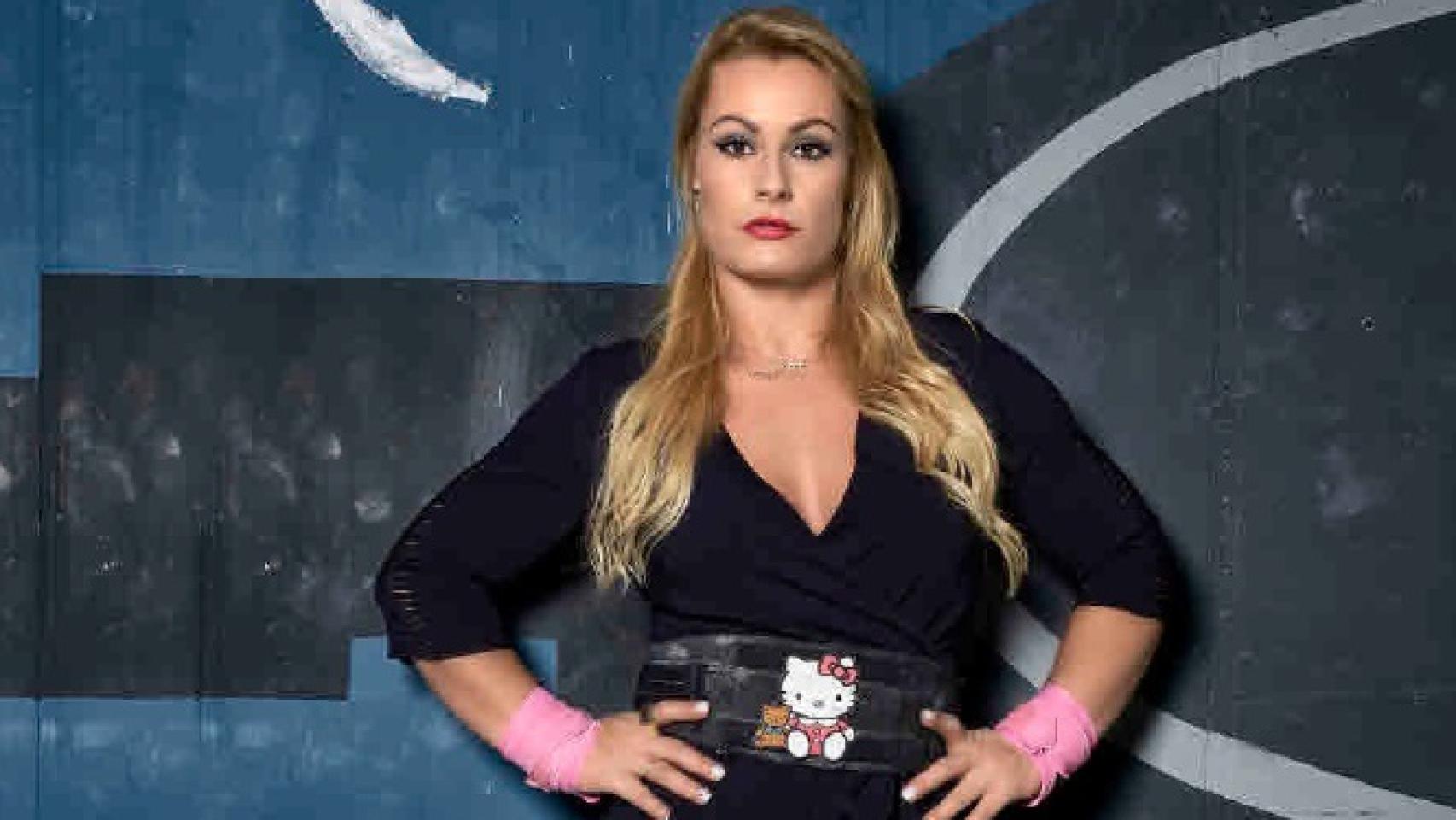 La campeona olímpica Lydia Valentín