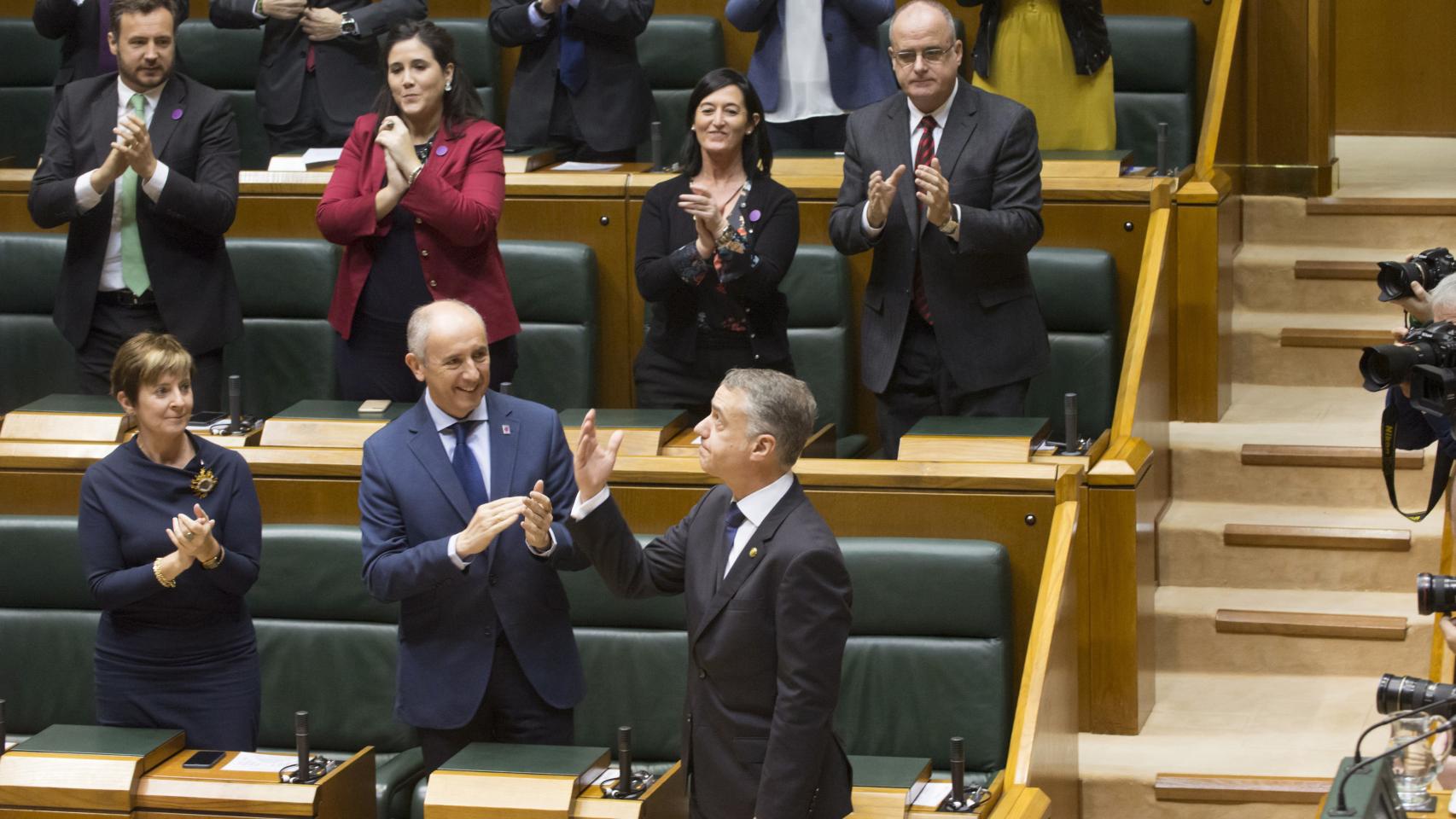 Urkullu durante la investidura