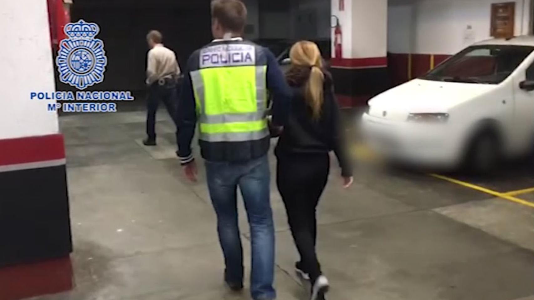 Imagen de la mujer colombiana detenida en Ourense.