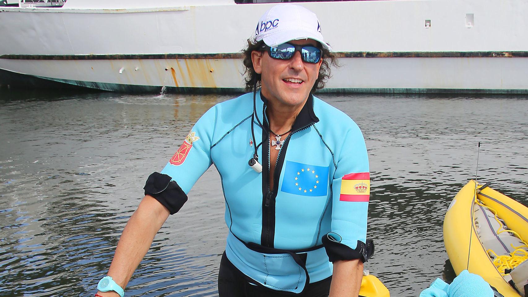 Álvaro de Marichalar, durante sus vacaciones de verano.