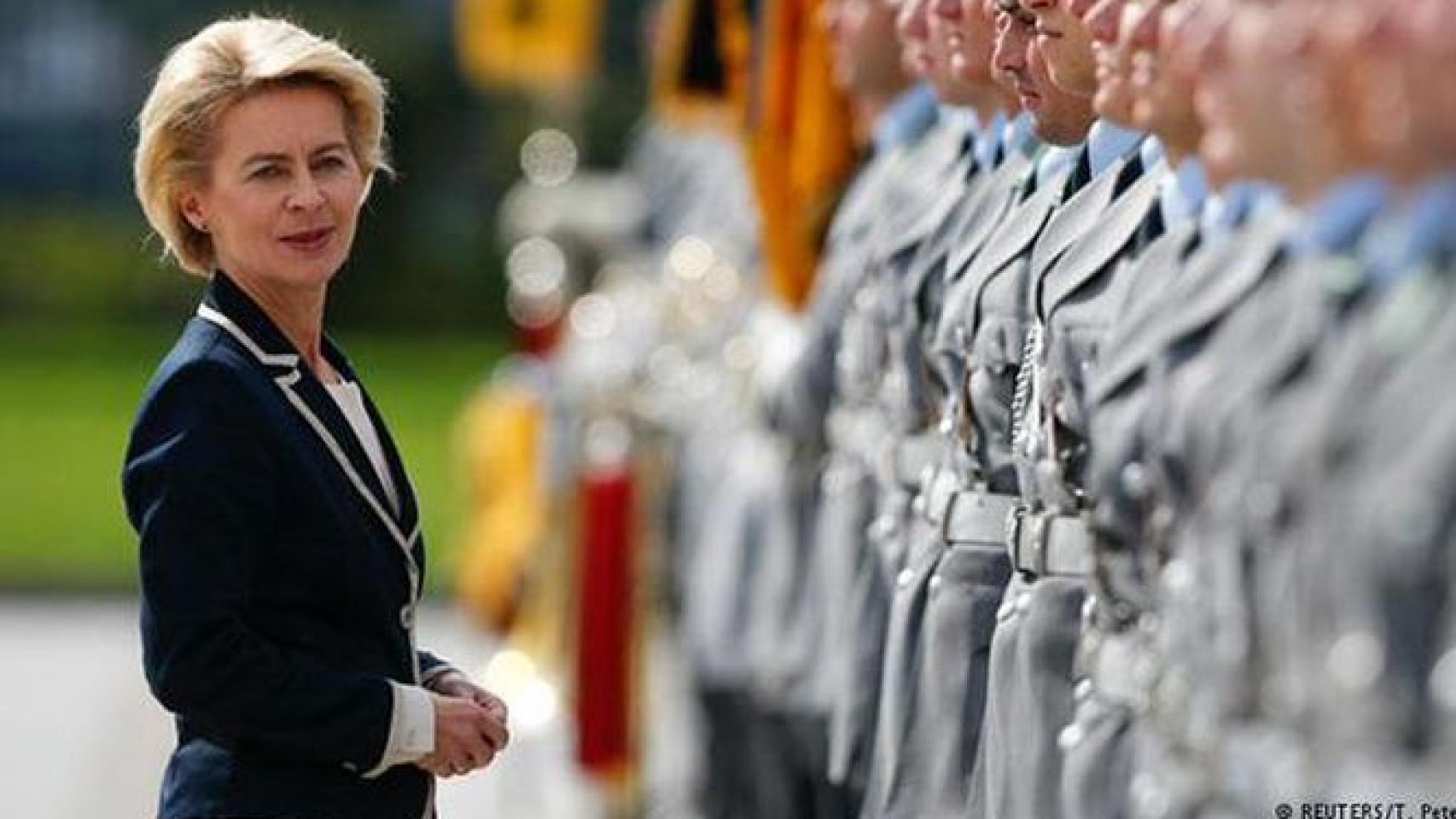 Ministra de Defensa alemana, Ursula von der Leyen.