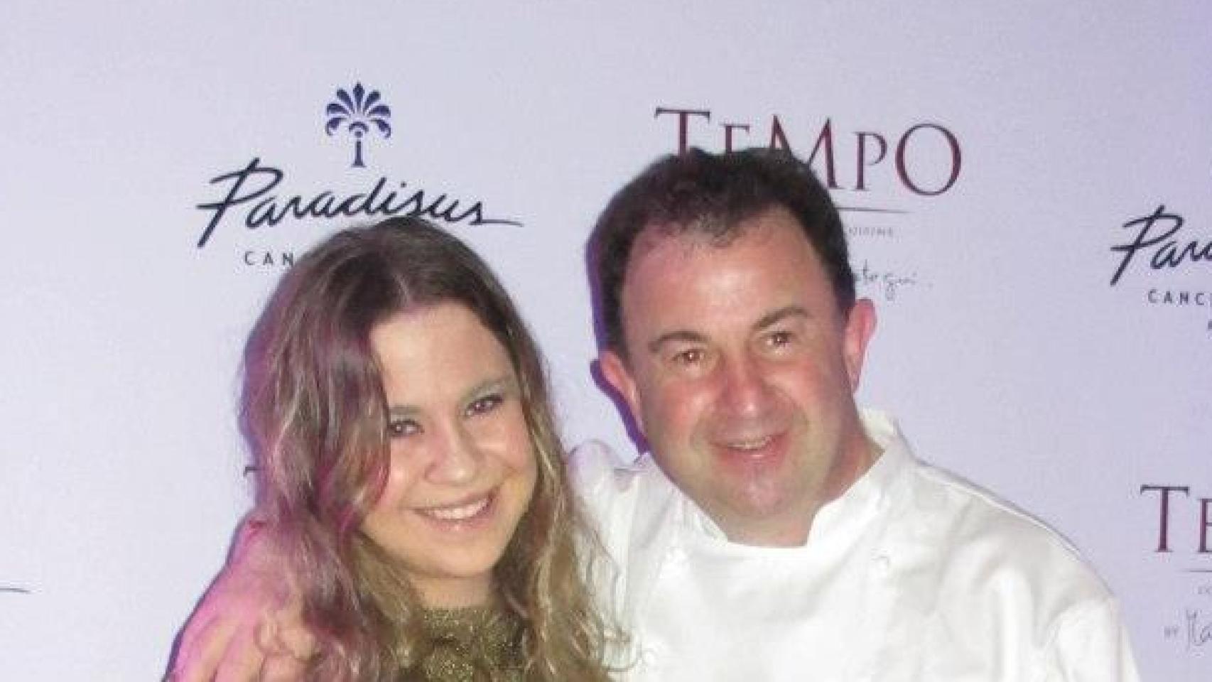 Ane y su padre Martín Berasategui