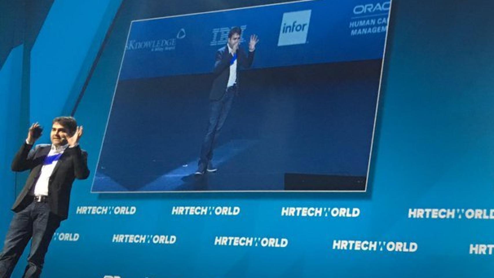 Fred Mazzella, durante una de las conferencias que ha impartido.