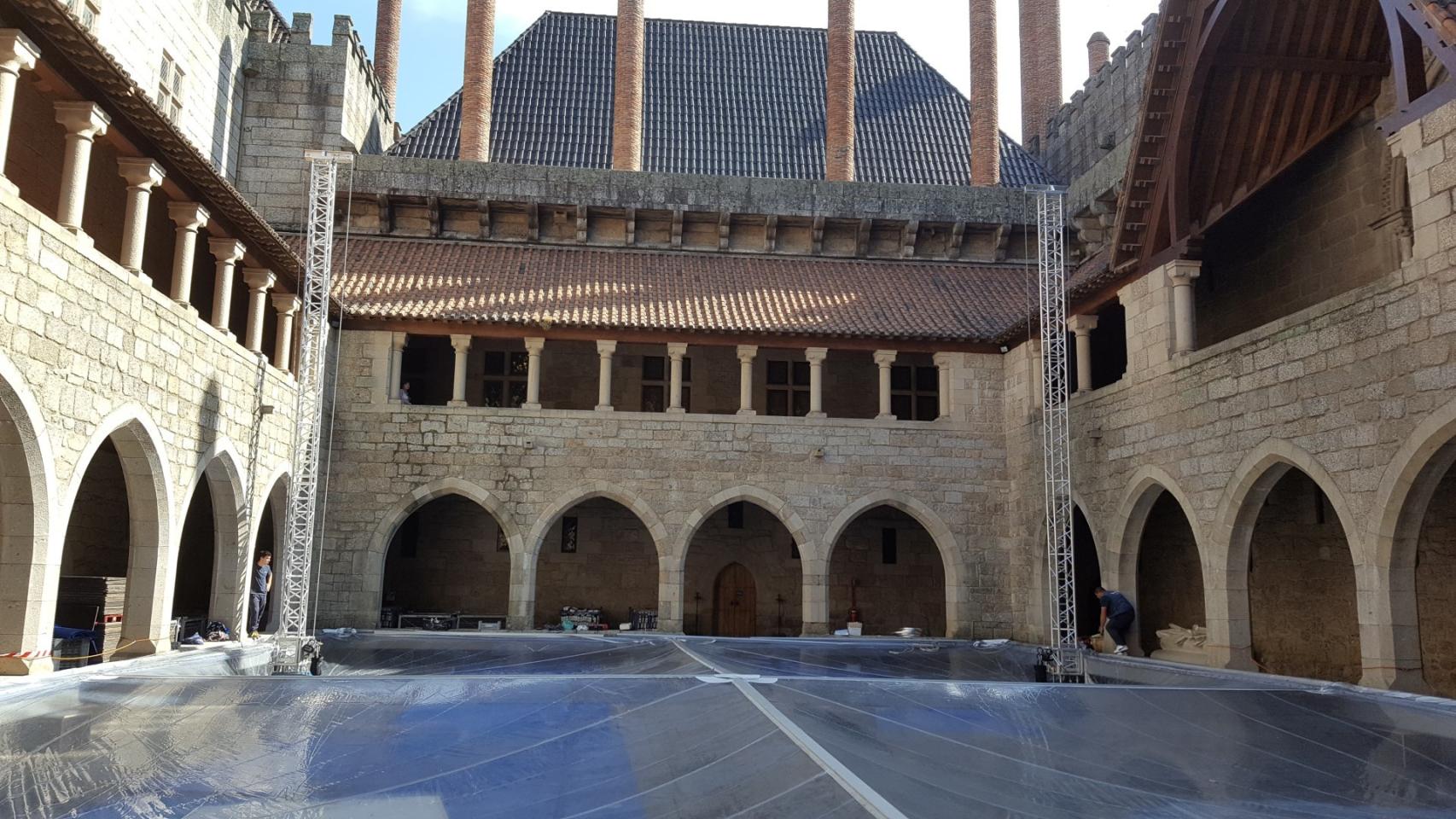 Patio interior del Palacio de Braganza