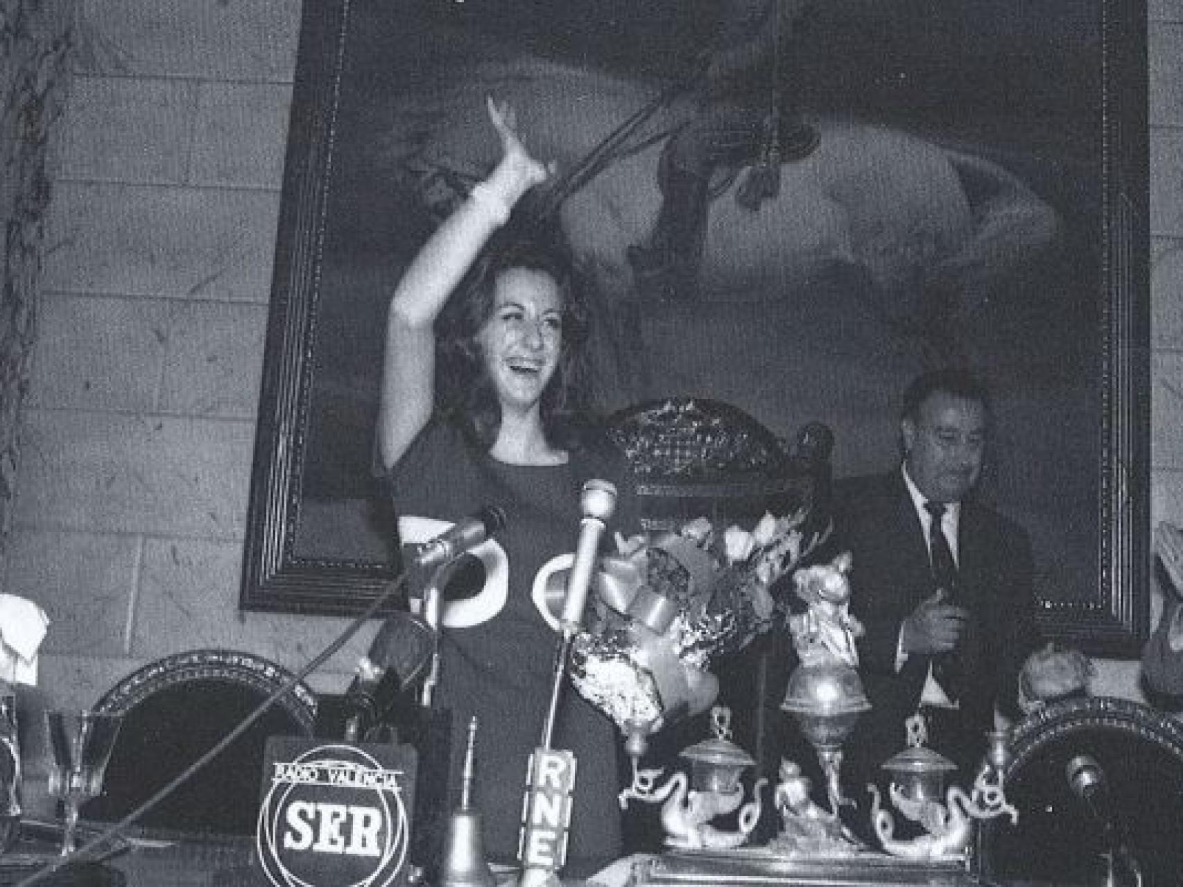 Rita Barberá fue proclamada como Musa del Humor en 1973.