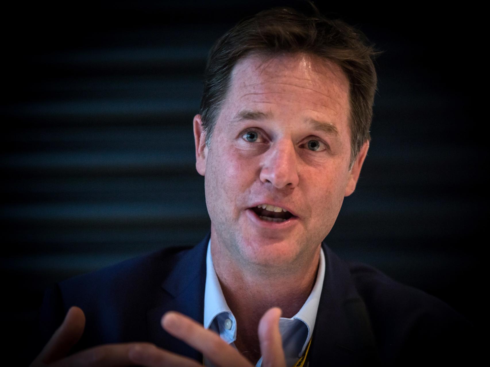 Nick Clegg fue vicepremier británico durante el Gobierno de Cameron.