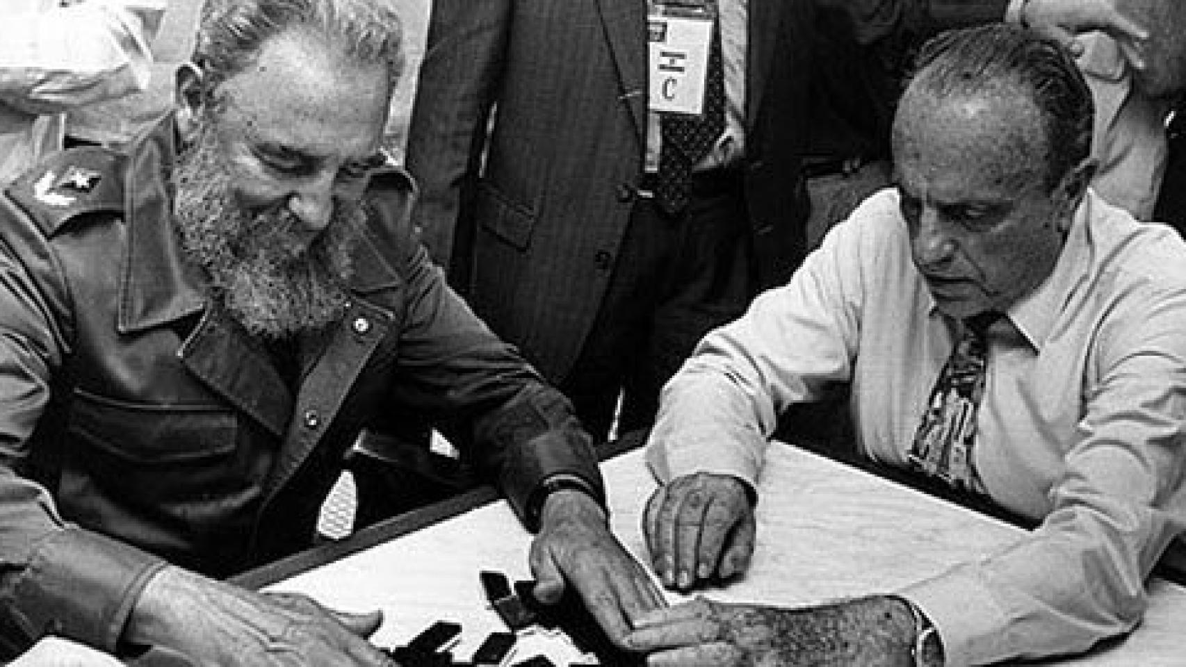 Fidel y Fraga en 1992.