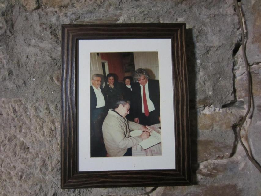 Raúl Castro en su visita a Láncara en el año 2005.