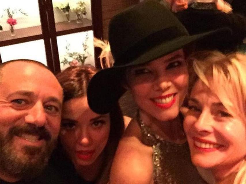 Cumpleaños de Juana Acosta este sábado en Madrid.