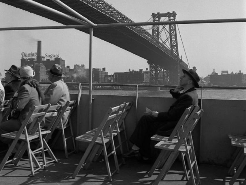Un paseo turístico retratado por Frank Larson, en 1953.