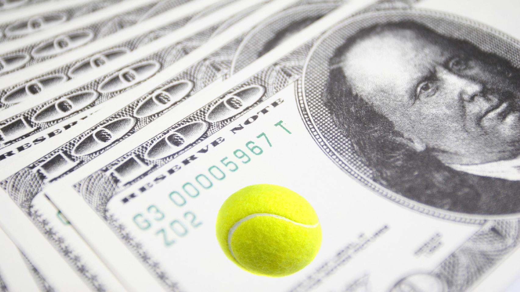 Las apuestas cada vez sonrojan más al tenis.
