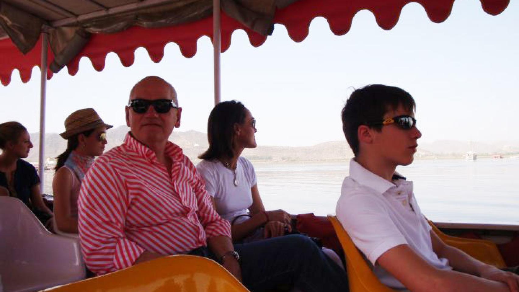 Daurella y Vilarrubí, en un viaje a la India hace unos años