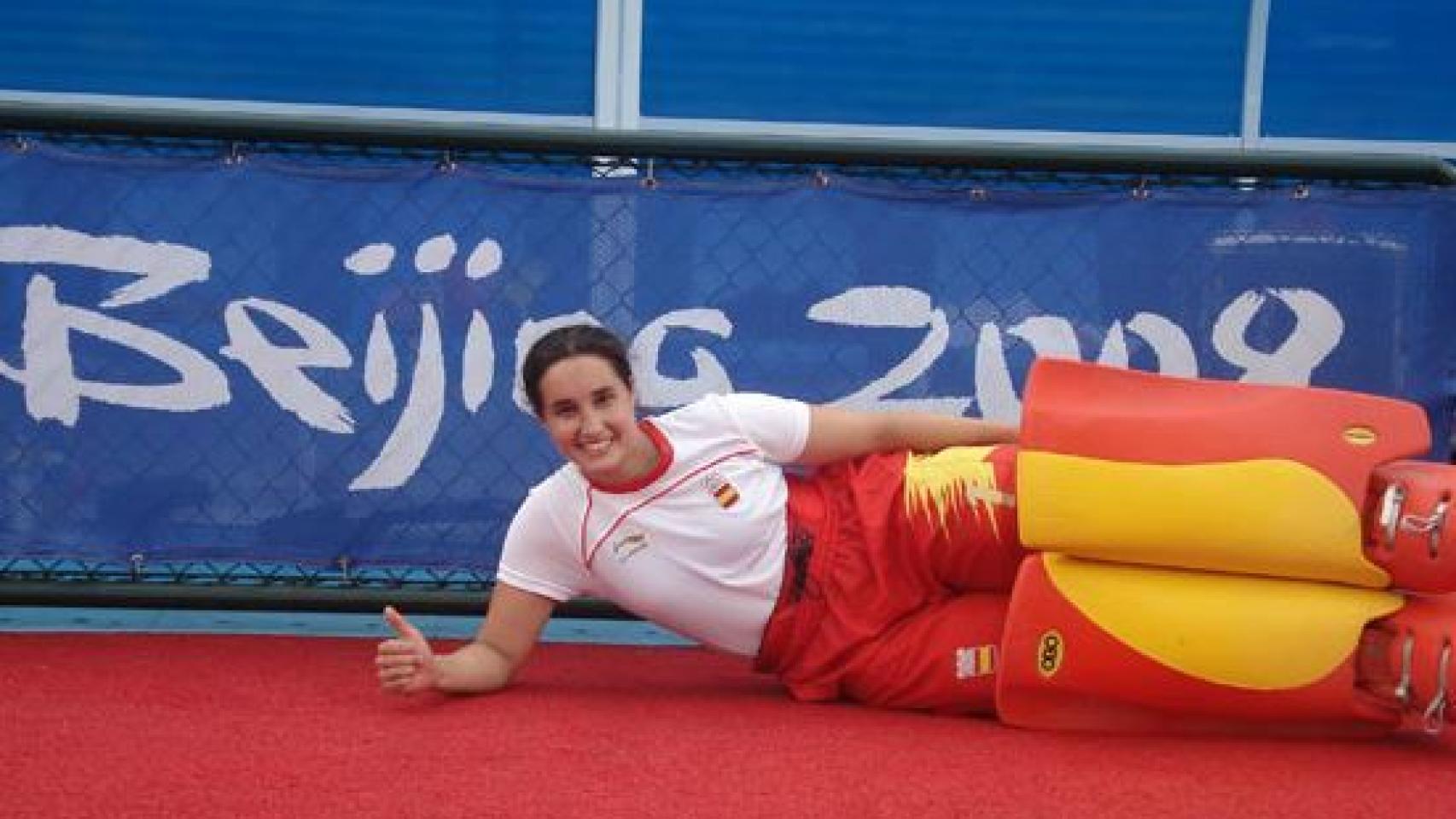 Chus Rosa en Pekín 2008.