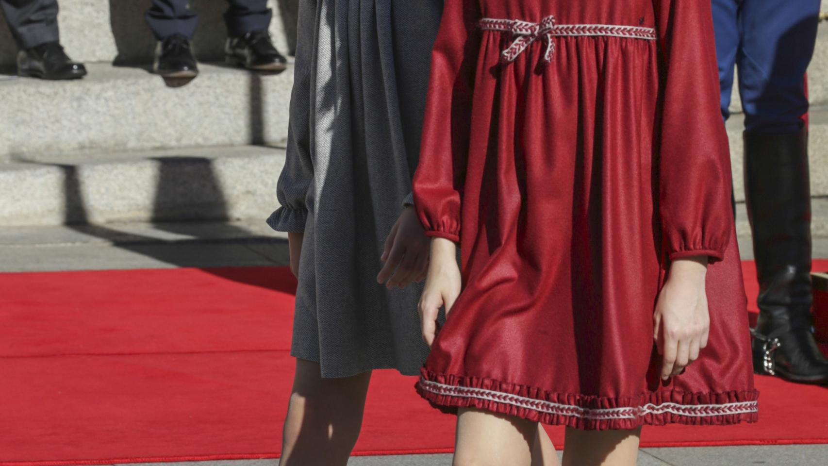 Las hijas de los reyes, durante la apertura de la legislatura el pasado 17 de noviembre.
