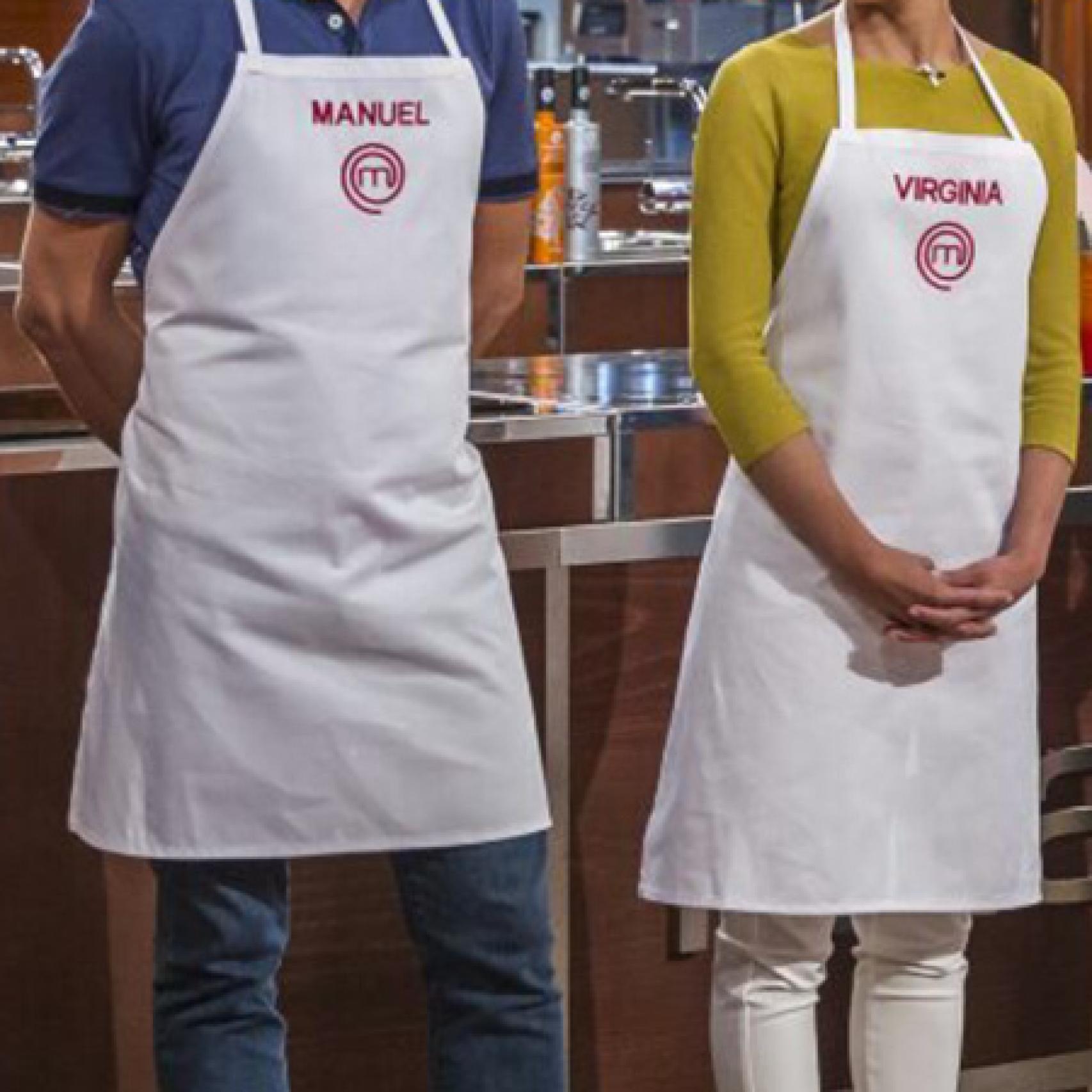 La pareja formada por El Cordobés y Virginia Troconis.