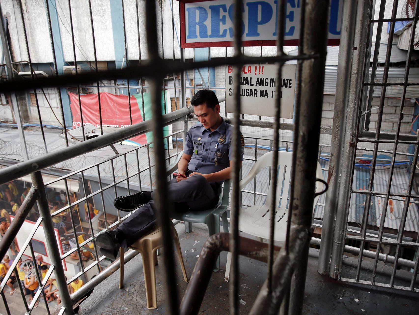 Una prisión en Manila, Filipinas.