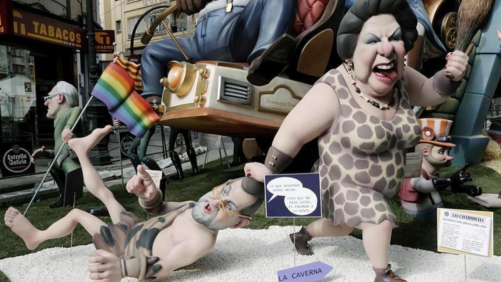 Las Fallas de Valencia, declaradas Patrimonio Inmaterial de la Humanidad.