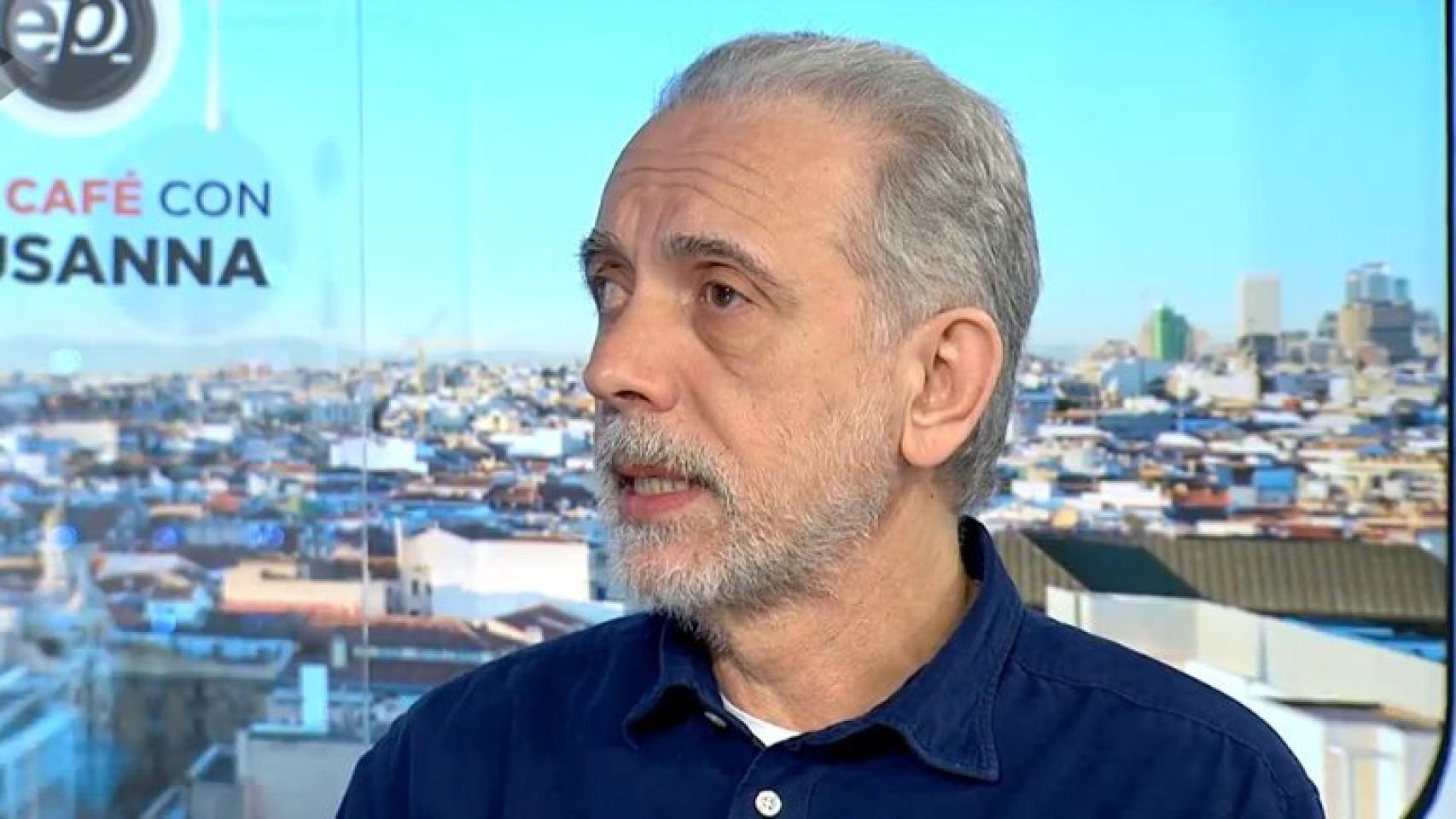 Fernando Trueba, durante la entrevista.