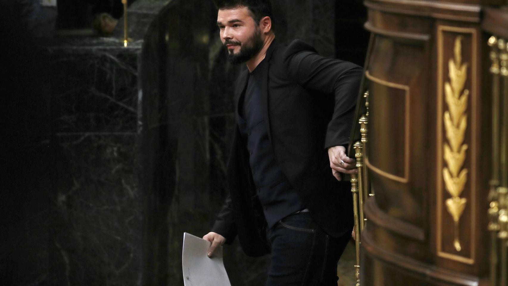 Gabriel Rufián, esta semana en el Congreso de los Diputados