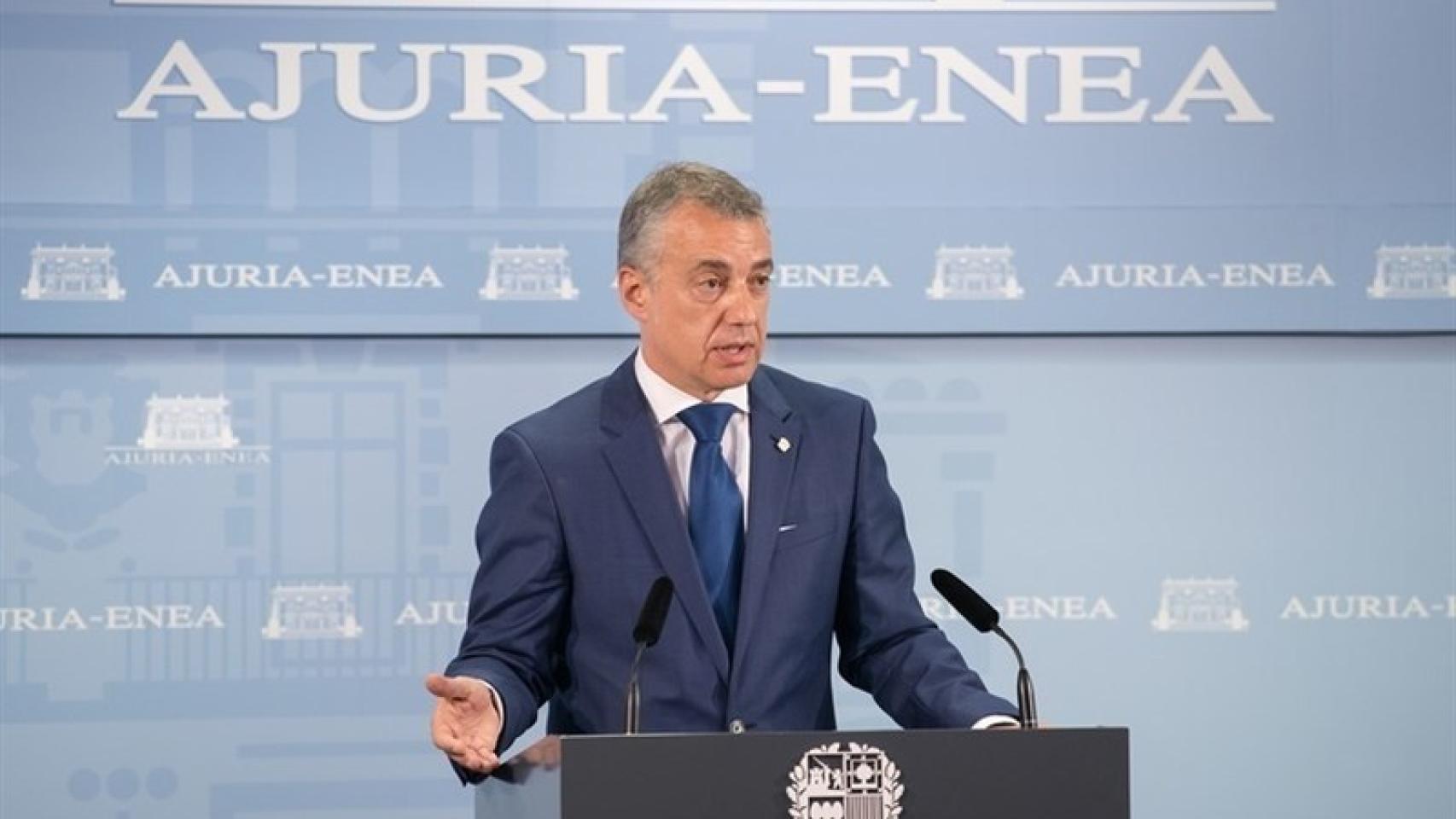 El lehendakari Íñigo Urkullu.
