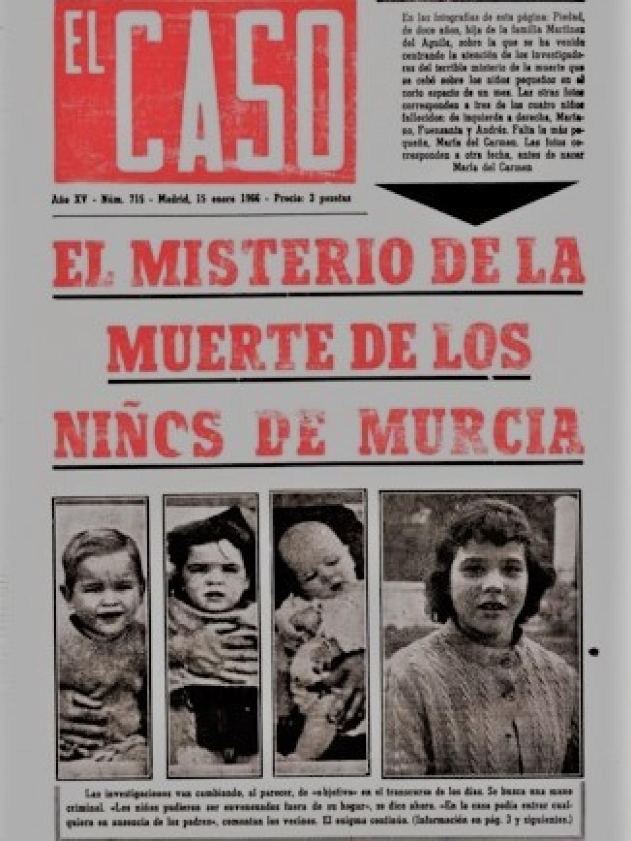 El semanario El Caso vio un buen filón con esta historia de muerte en familia.