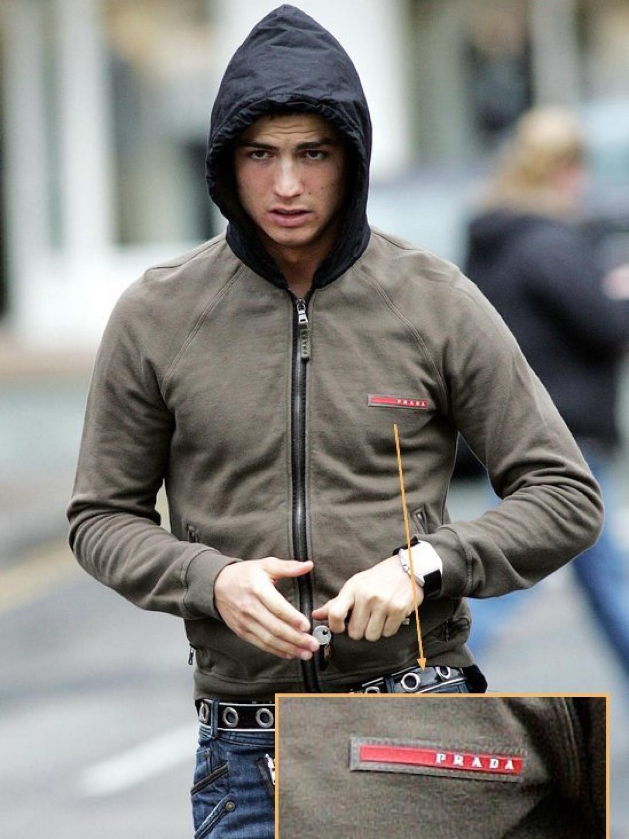 Ronaldo es fan también de los artículos de Prada