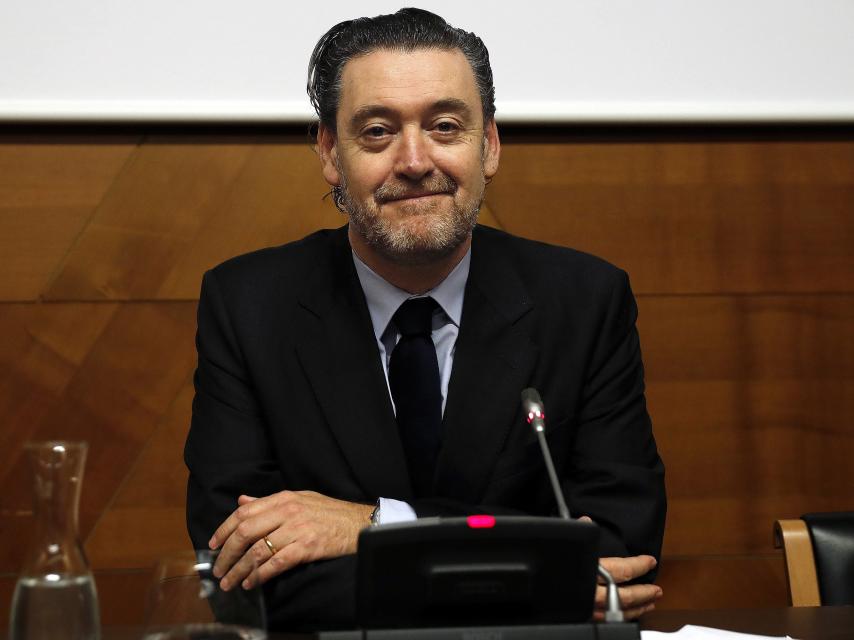 Miguel Zugaza durante la rueda de prensa de su despedida.