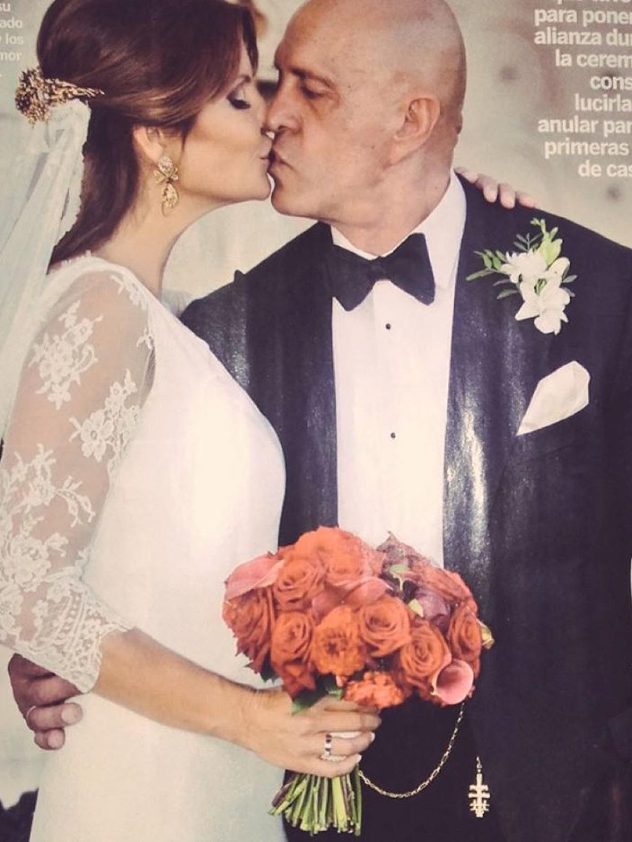 Kiko y Makoke el día de su boda.